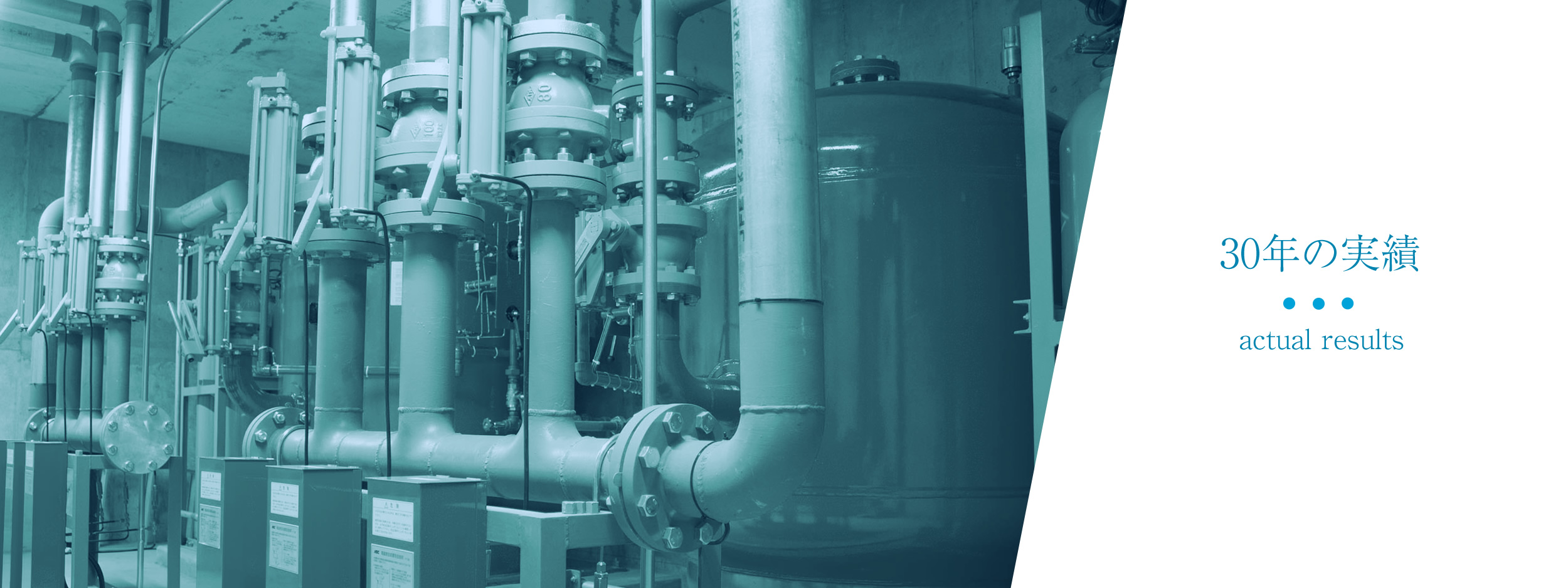 創業30年の実績